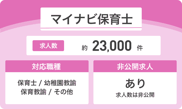 マイナビ保育士の商標画像